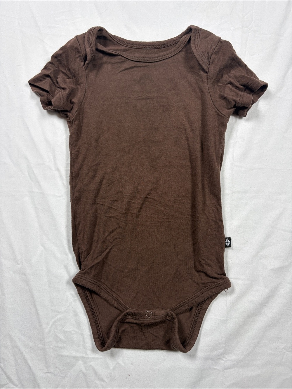 Kyte BABY Brown Short-Sleeve Baby One-Piece Bodysuit